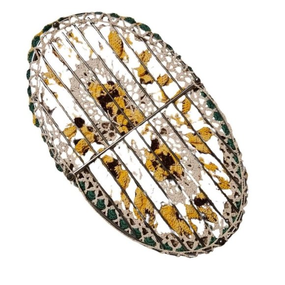 Retro Crocheted Trivet Kitchen Hot Pan Protector Boho Trivet Set - Picture 4 of 6